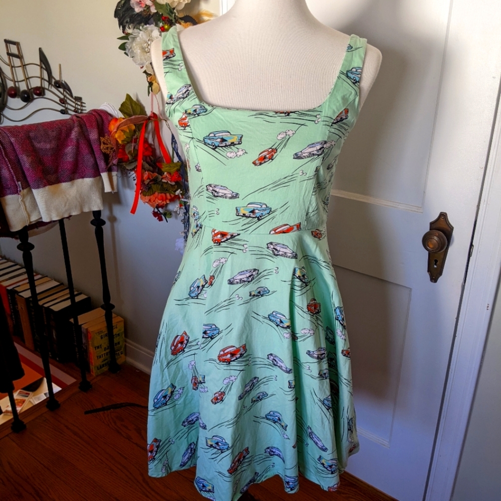 Size medium IXA car dress. Unique and eclectic
